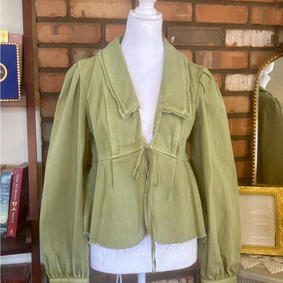 Free People Olive Utility Jacket - Picture 5 of 5